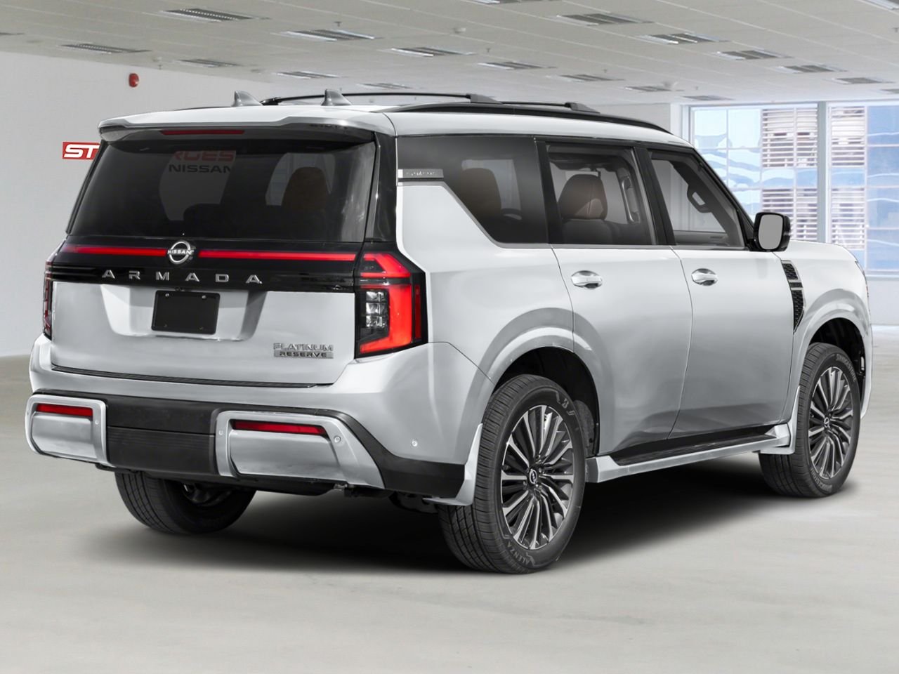 NISSAN Armada 2026 Blanc Everest nacré triple couche Saint-Georges - photo #2