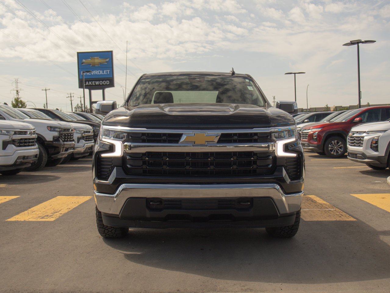 2025 Chevrolet Silverado 1500 4WD Crew Cab 147 LT Black Sherwood Park - photo #2