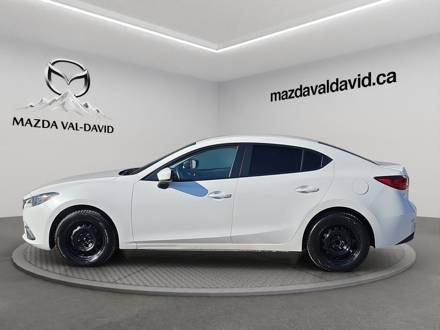 Mazda Mazda3 Berline 4 portes, boîte manuelle, GX, commande audio au volant, bluetooth 2015 Blanc