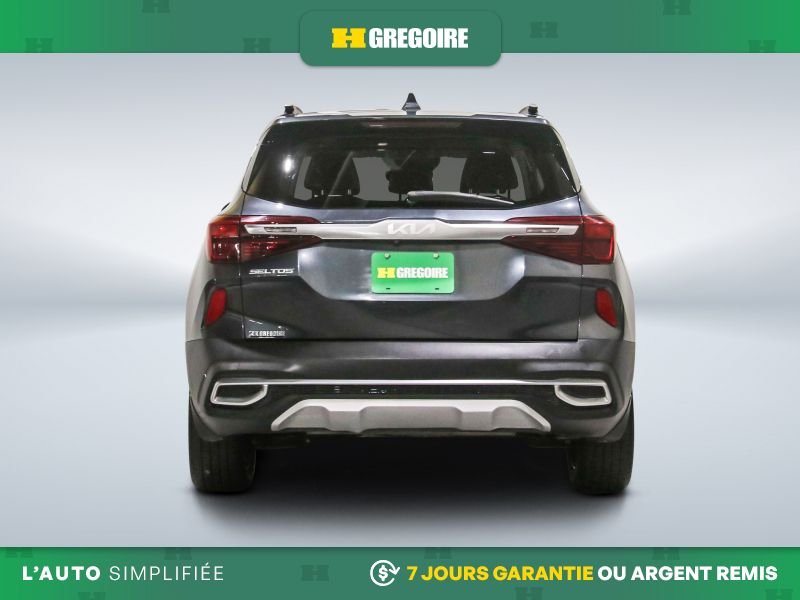 Kia Seltos 720583A | SX Turbo AWD AUTO AC CUIR TOIT NAV MAGS CAM RECUL 2023 Gris Laval - photo #7