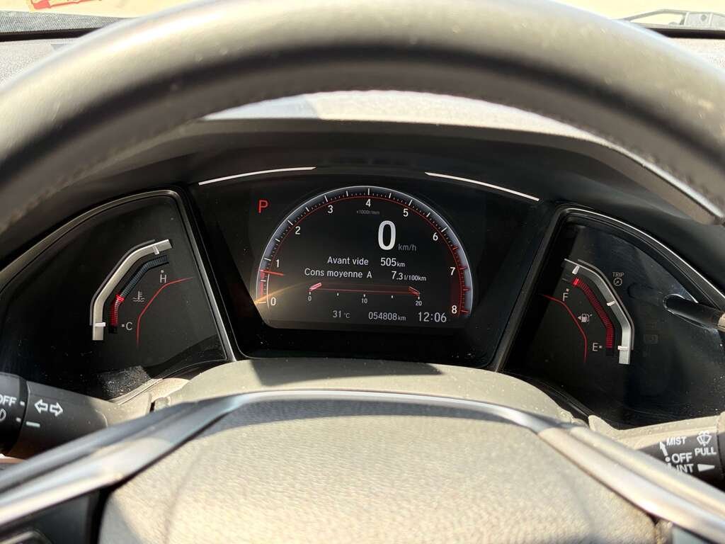 2021 Honda Civic Hatchback Sport CVT Grey Gatineau - photo #13