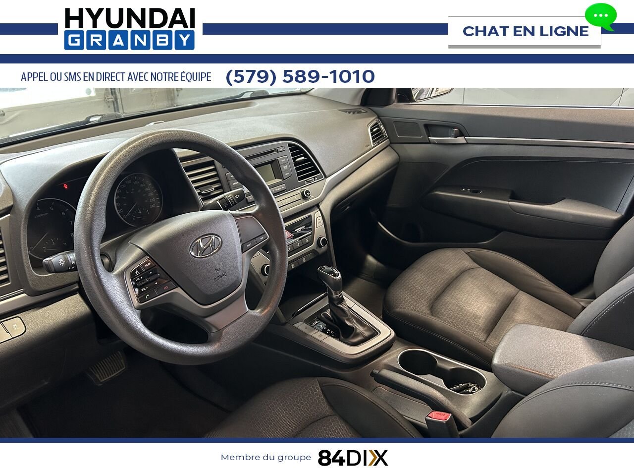 2017 Hyundai Elantra Black Granby - photo #9