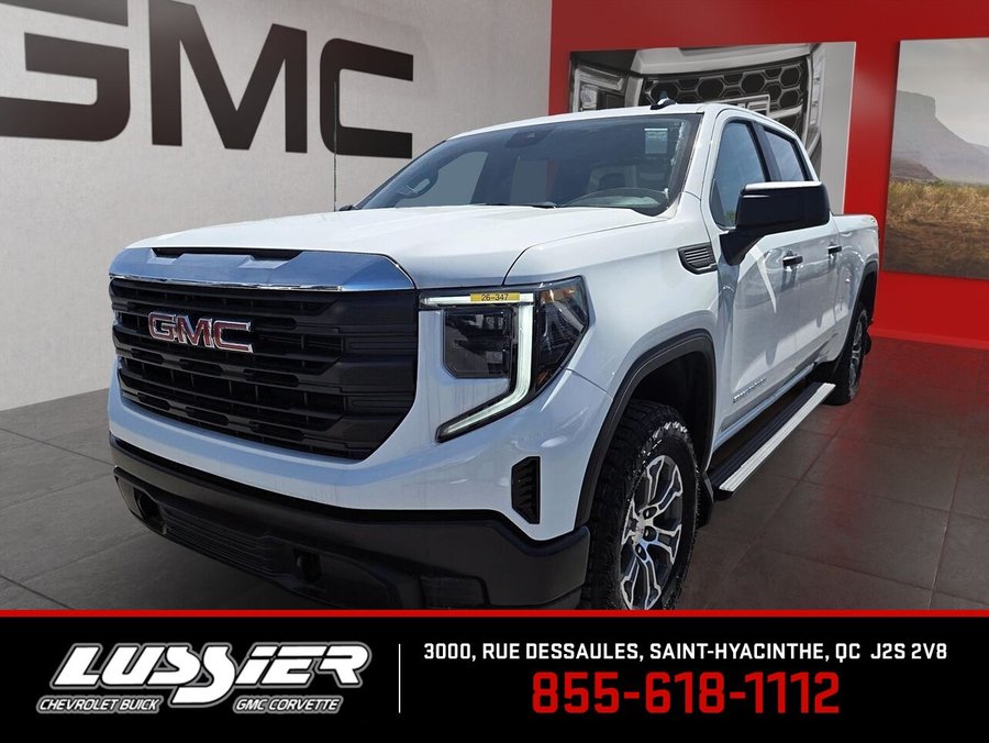 GMC Sierra 1500 Pro cabine multiplace 4RM 157 po 2026 BLANC SOMMET