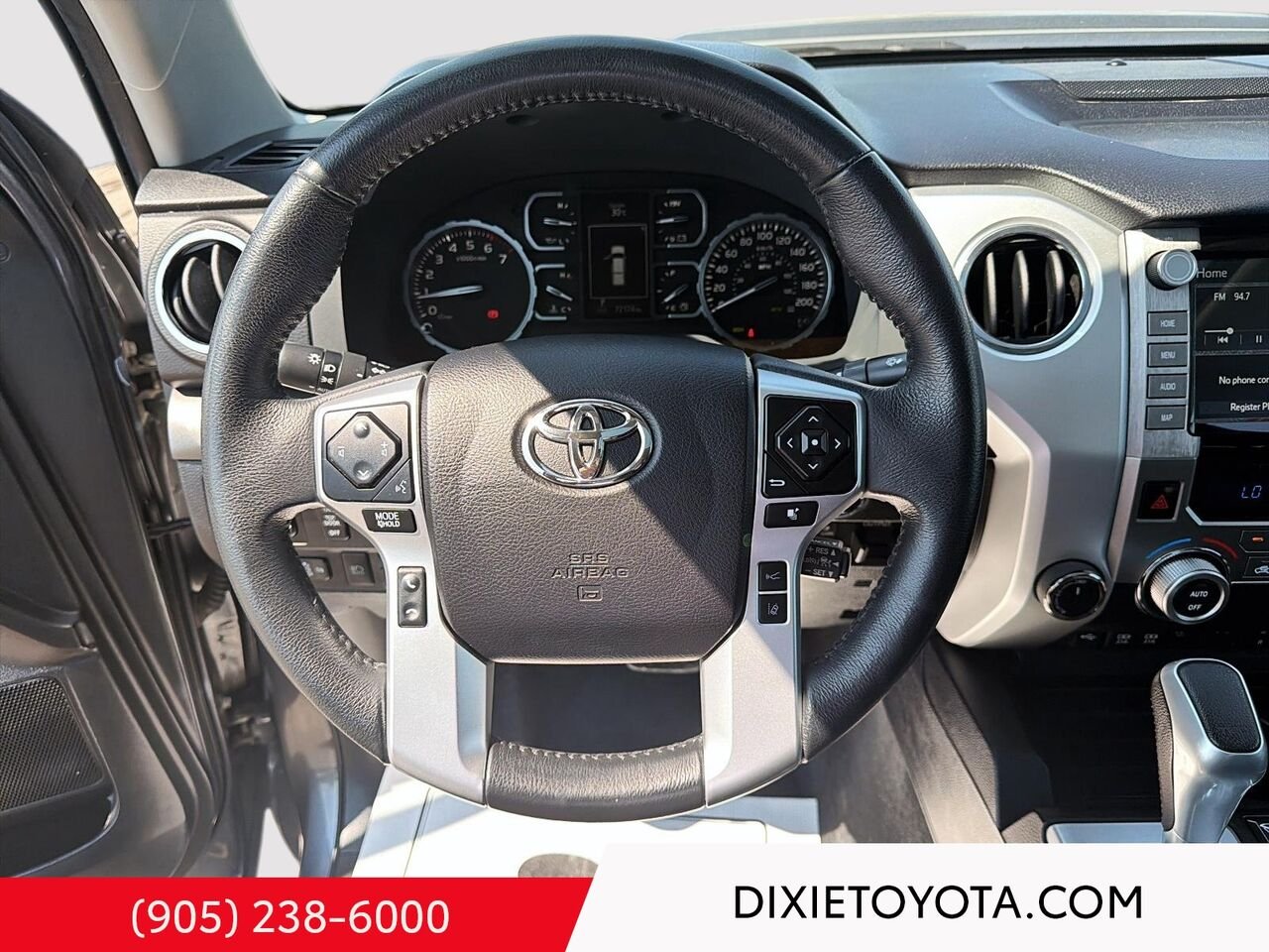 2021 Toyota Tundra TRD SPORT PREMIUM CREWMAX / CLEAN CARFAX / LEATHER SURFACE / CARPLAY AND ANDROID AUTO Magnetic Grey Metallic Mississauga - photo #13