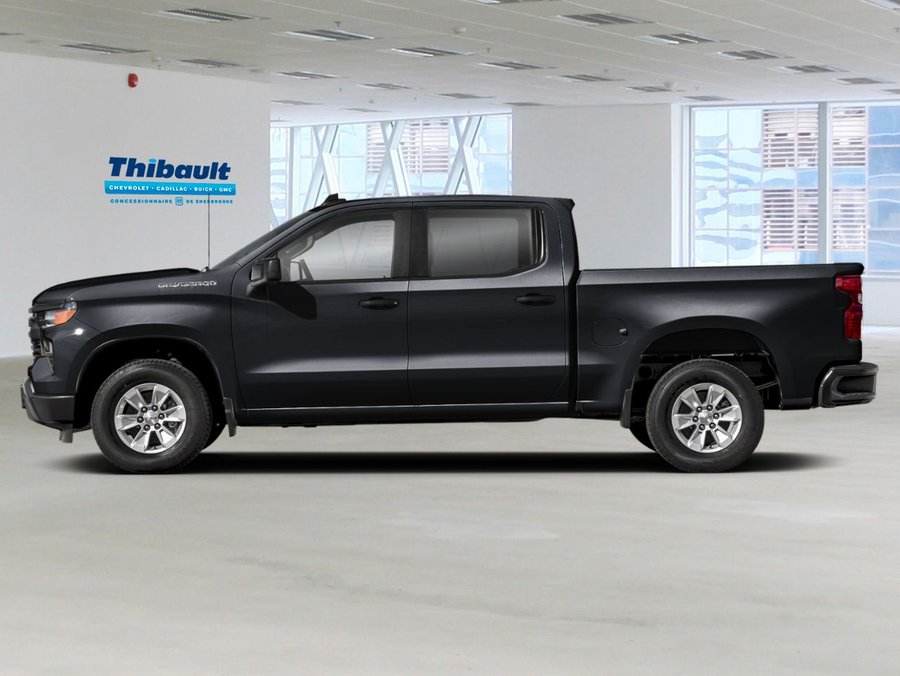 CHEVROLET SILVERADO 1500 Custom cabine multiplace 4RM 157 po 2026 NOIR