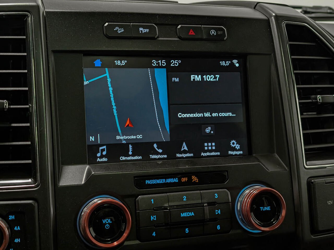 Ford F-150 LARIAT SPORT FX4 Moteur 3.5L 2018 Noir Sherbrooke - photo #11