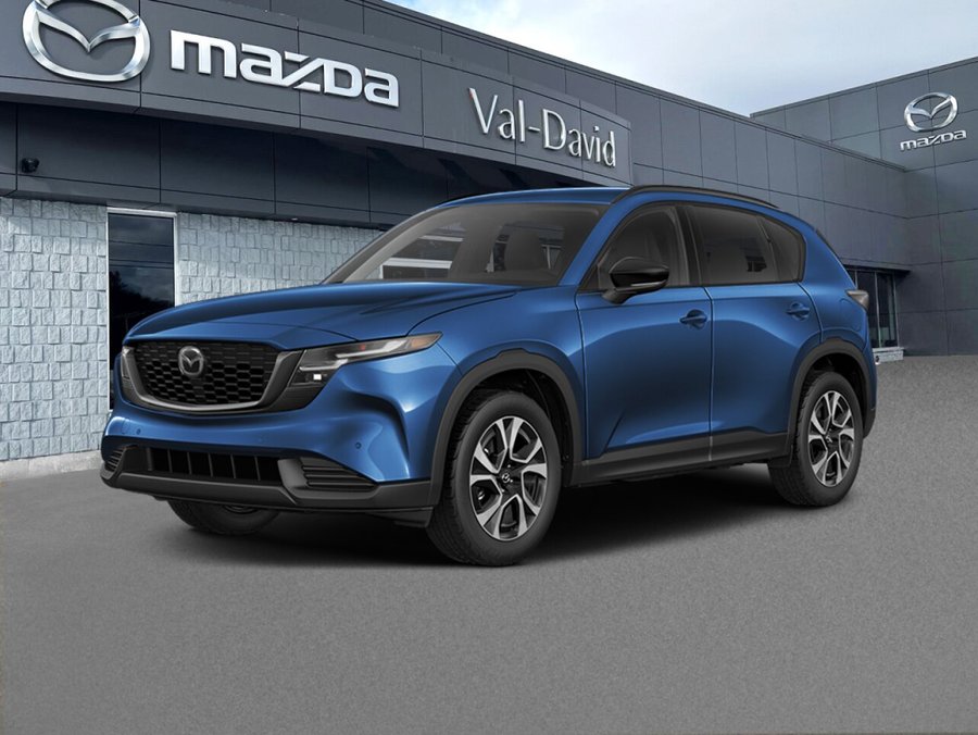 Mazda CX-5 Gs, Select AWD, Carplay et Android auto sans fil, Sièges à fonction mémoire, Hayon électrique à 2026 Navy Blue Mica