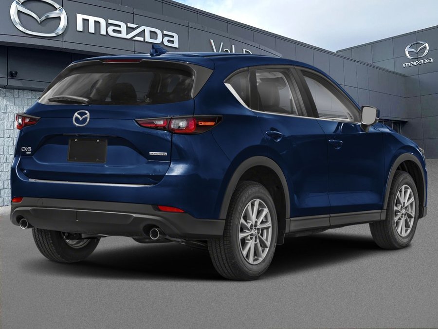 2025 Mazda CX-5 Gs, awd, sièges, volant et rétroviseurs chauffants, hayon électrique Deep Crystal Blue Mica