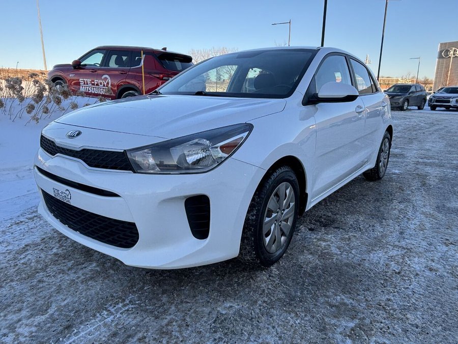 Kia Rio LX+, VOLANT CHAUFFANT, SIÈGES CHAUFFANTS,CRUISE CONTROL, CAMÉRA DE RECUL, JAMAIS ACCIDENTÉ. 2018 Blanc