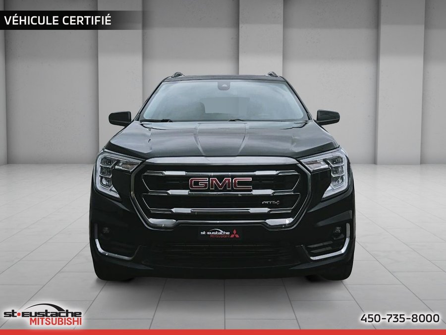 GMC Terrain AT4 AWD-CUIR-TOIT PANO-SIÈGES ET VOLANT CHAUFFANT-CARPLAY 2022 Noir