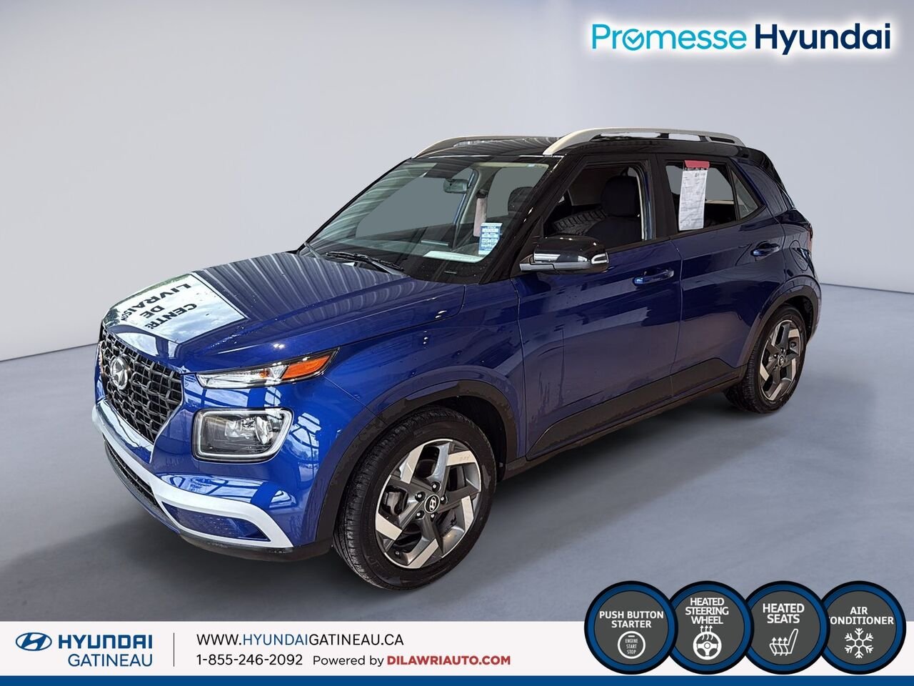 2022 Hyundai Venue Blue Gatineau - photo #0