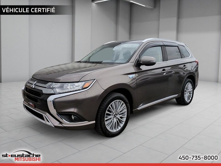 Mitsubishi Outlander PHEV SE AWC-SIÈGES ET VOLANT CHAUFFANT-CUIR/SUÈDE 2019 Brun