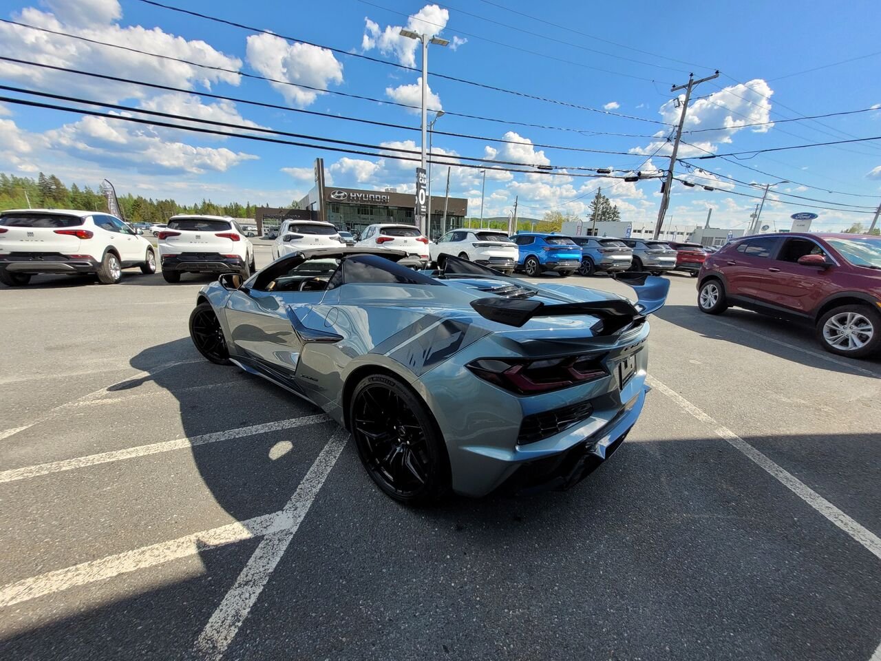 2024 Chevrolet Corvette Z06 cabriolet 2 portes avec 2LZ Grey Thetford Mines - photo #7