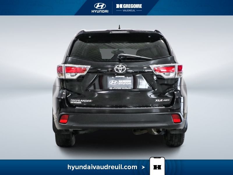 Toyota Highlander YW142 | XLE l AWD - CUIR - MAGS - TOIT - NAV - BLUETOOTH - 2016 Noir Laval - photo #8