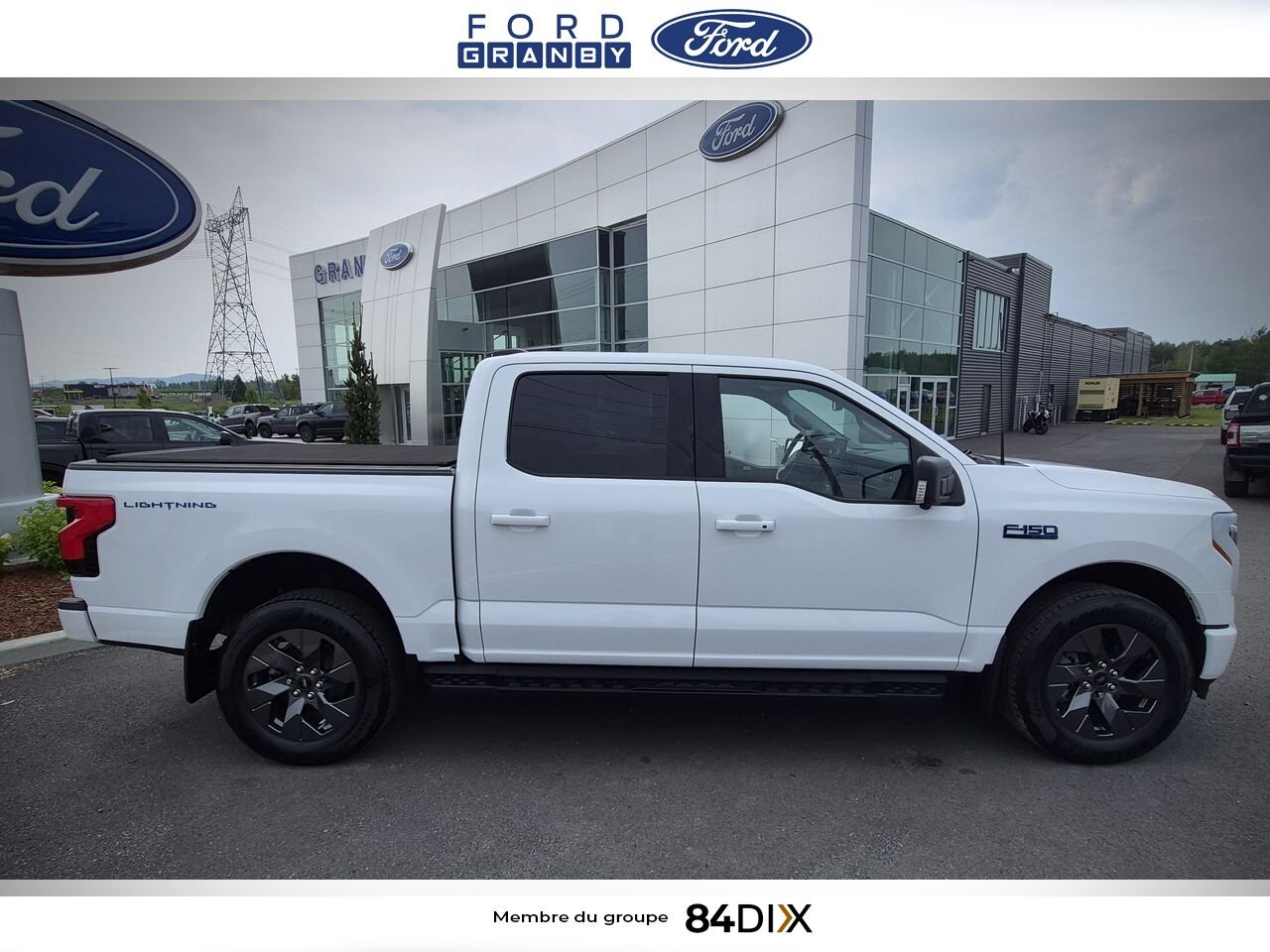 2024 Ford F-150 Lightning White Granby - photo #9