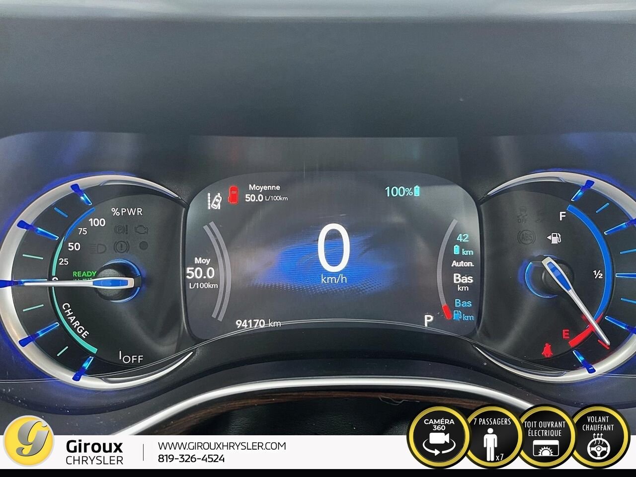 2022 Chrysler Pacifica Hybrid White Sainte-Agathe-des-Monts - photo #16