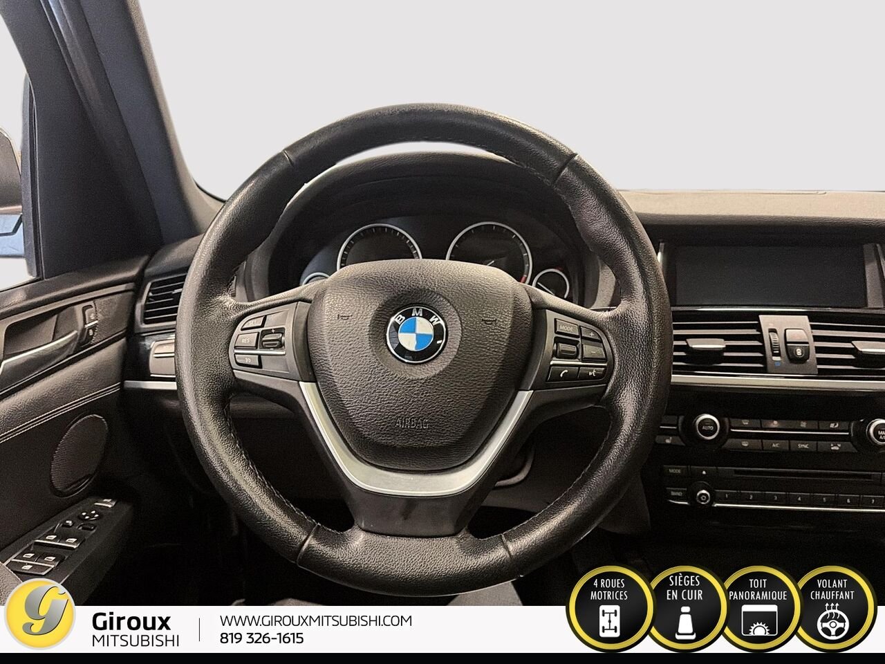 BMW X3 XDRIVE28I 2017 Noir Sainte-Agathe-des-Monts - photo #13