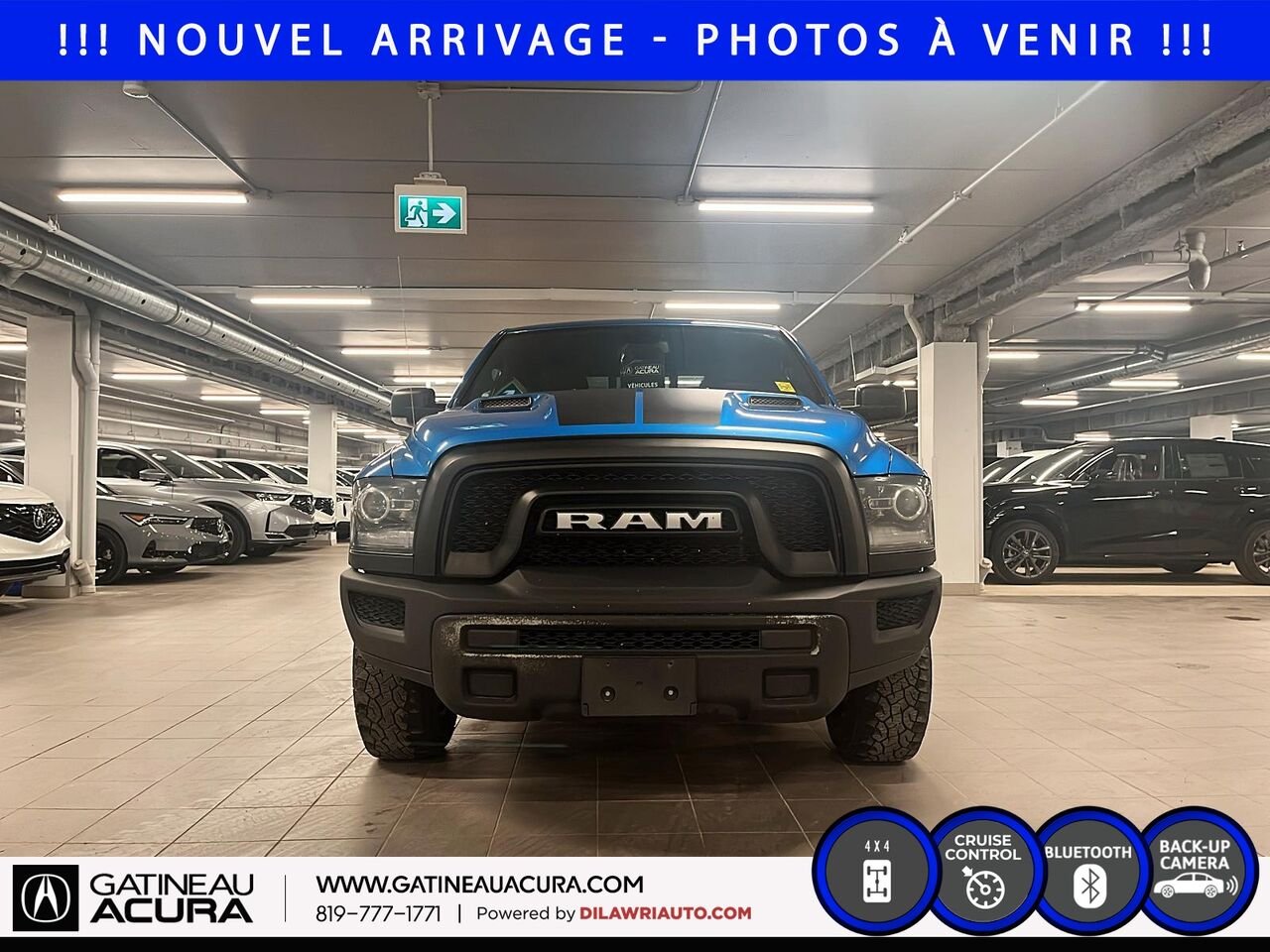 Ram 1500 Classic Warlock Quad Cab 4x4 2021 Bleu Ottawa & Gatineau - photo #1
