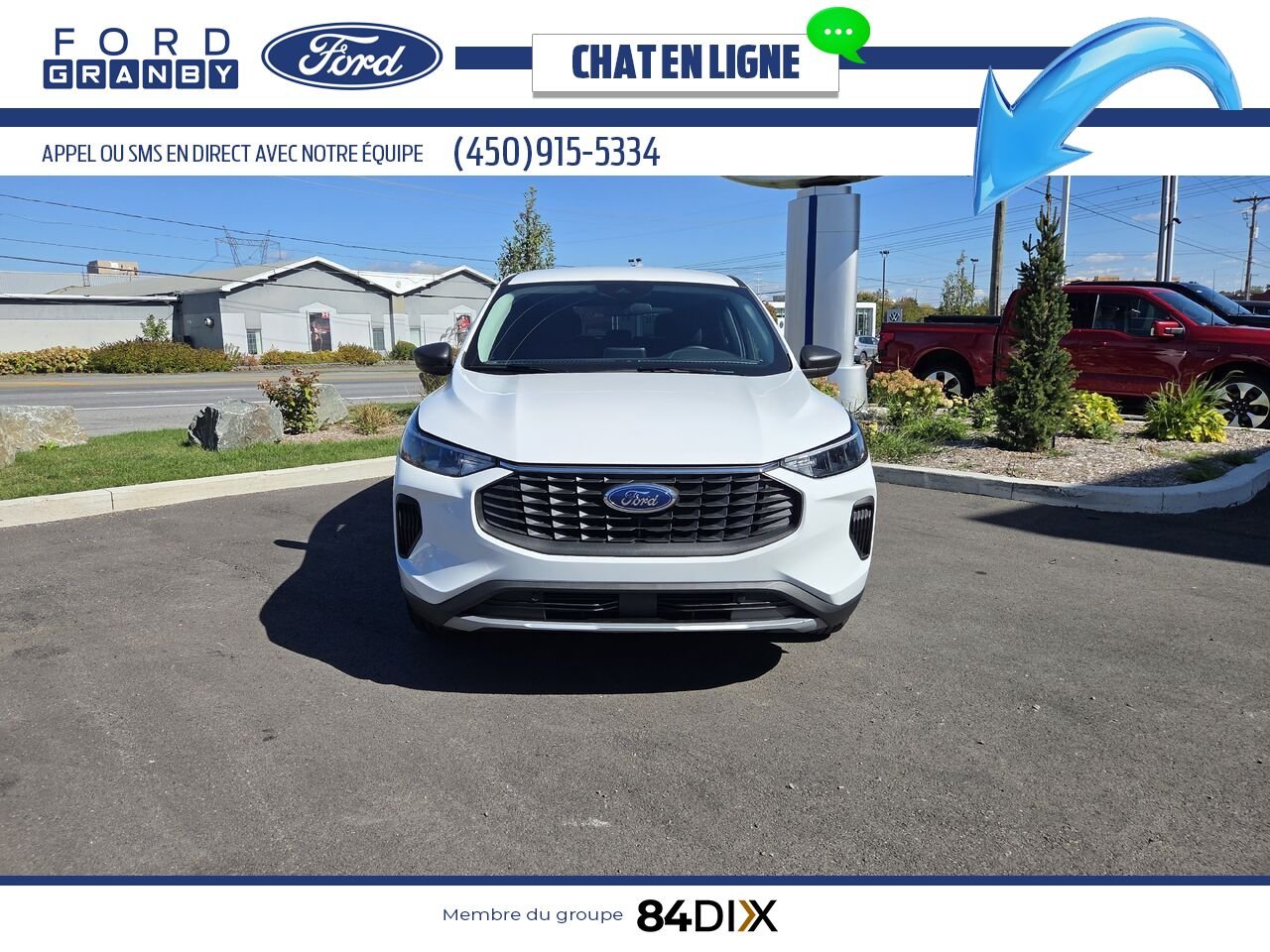 Ford Escape 2025 Blanc Granby - photo #1