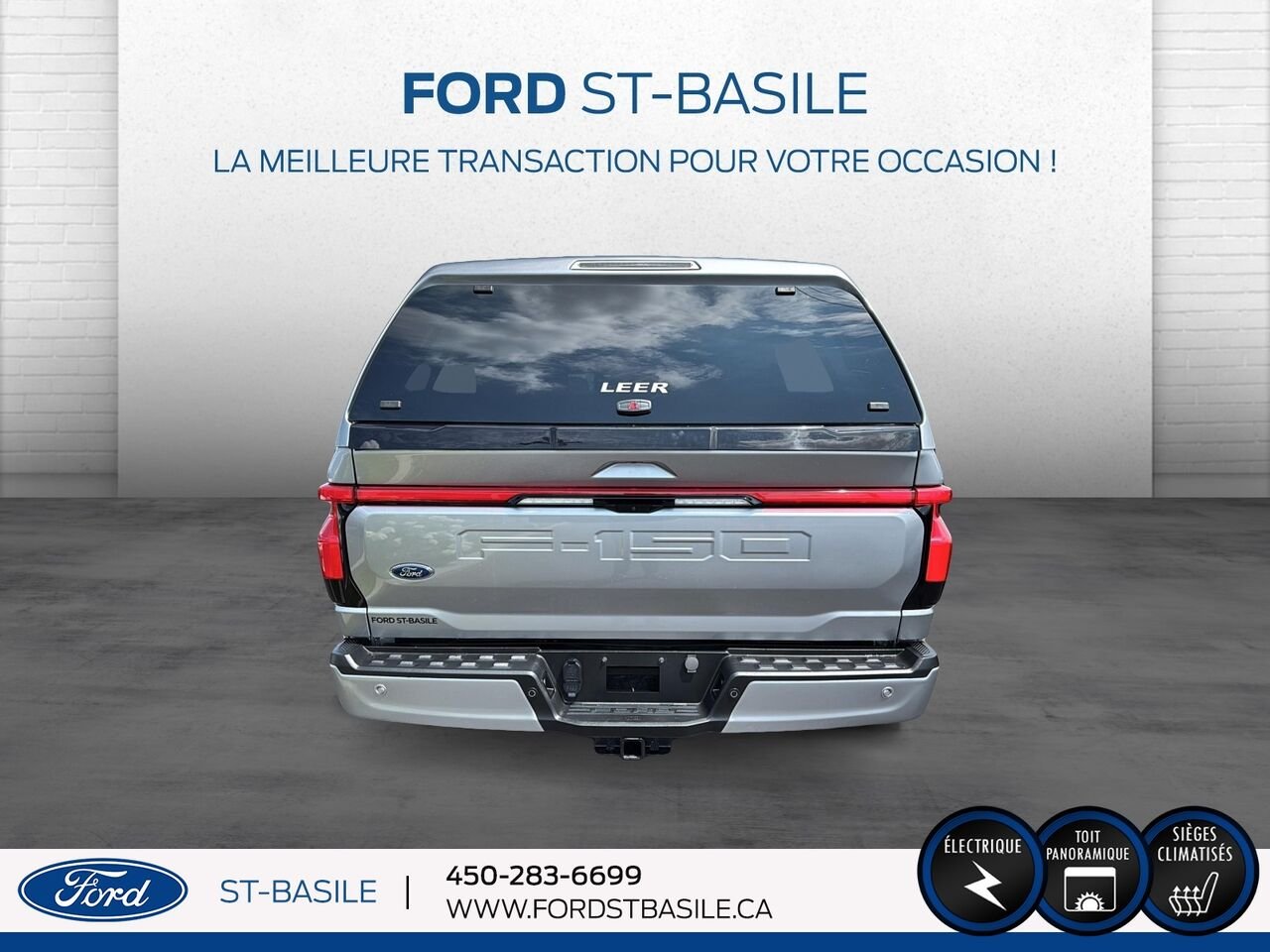2023 Ford F-150 Lightning Silver Saint-Basile-le-Grand - photo #6