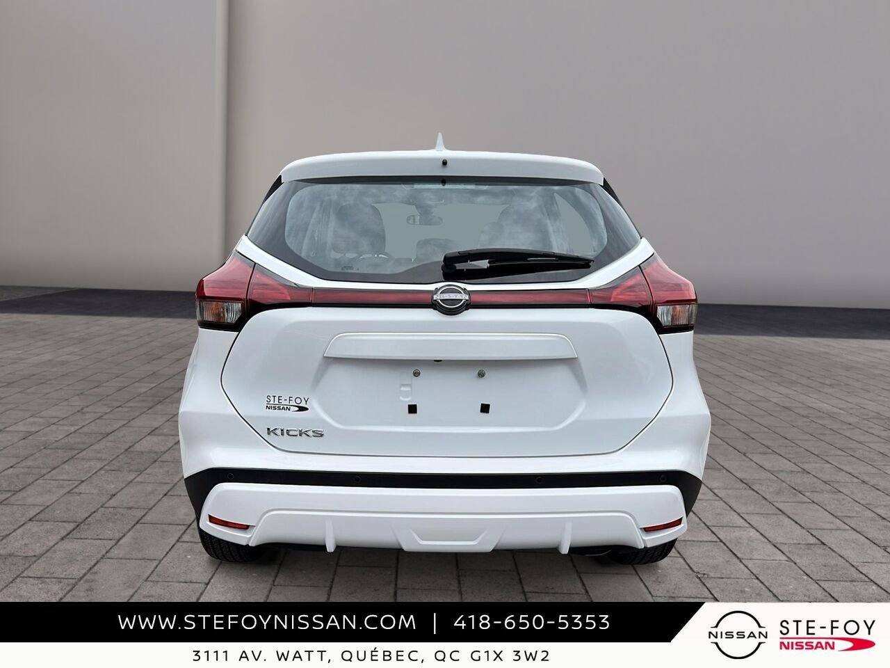 Nissan KICKS S TA 2024 Blanc Ste-Foy - photo #2