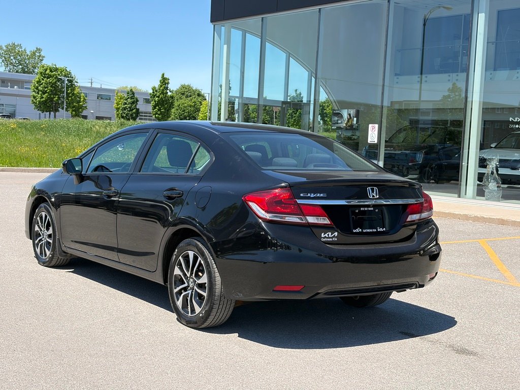 2015 Honda Civic Sedan Black Gatineau - photo #3
