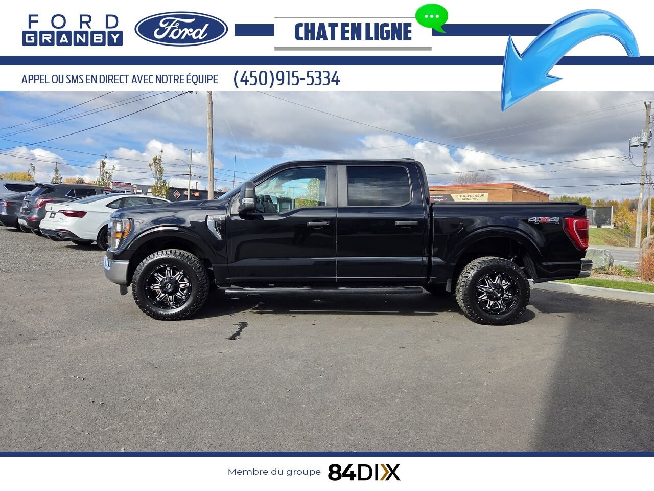 Ford F-150 2023 Noir Granby - photo #3