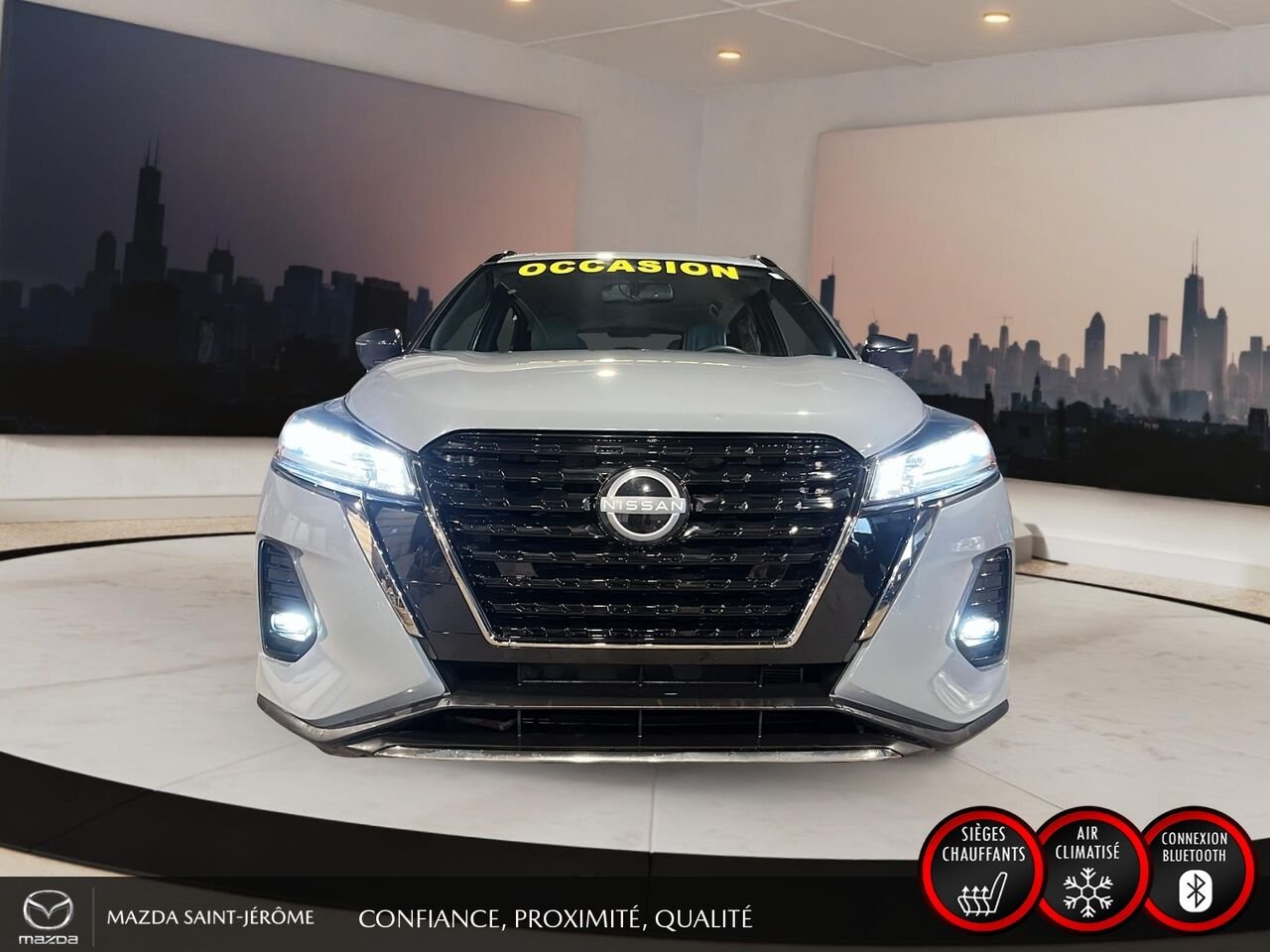 2023 Nissan Kicks SR | BOSE | CUIR | MAGS NOIR | Grey Saint-Jérôme - photo #2