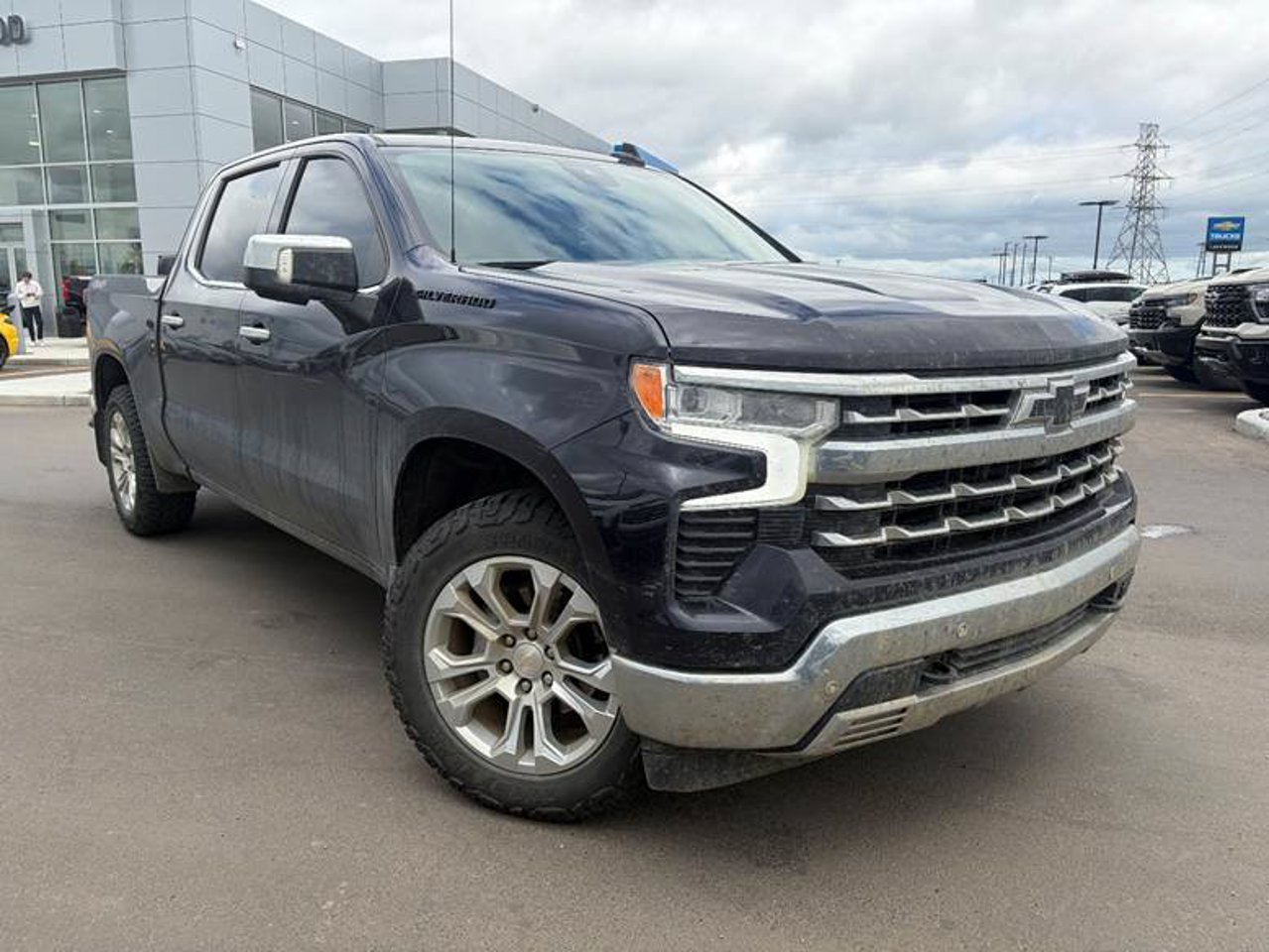 2024 Chevrolet Silverado 1500 4WD Crew Cab 147 LTZ Grey Sherwood Park - photo #1