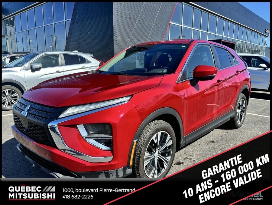 2022 Mitsubishi Eclipse Cross ES S-AWC, Sièges chauffants, Apple Carplay/Android Auto Red