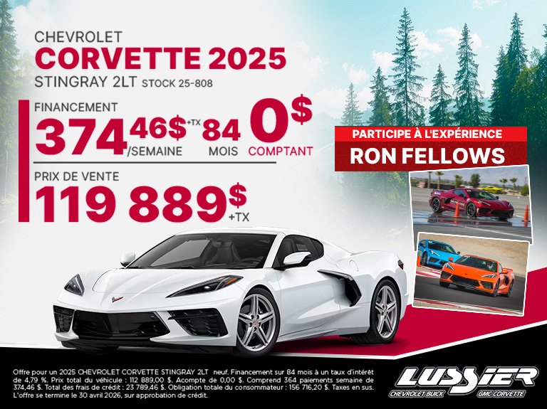 Chevrolet Corvette Stingray 2LT 2025
