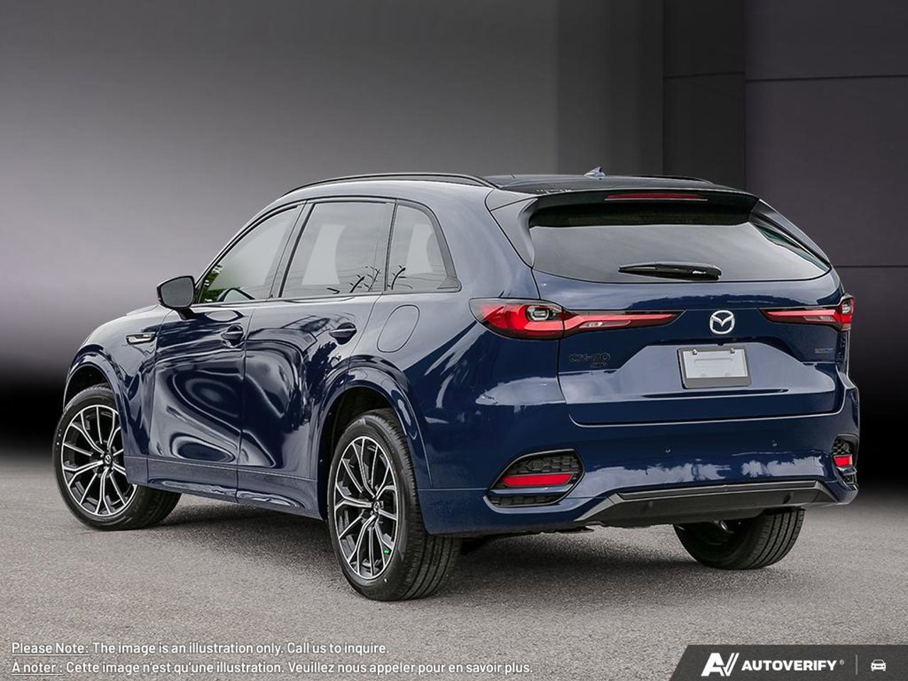 Mazda CX-70 hybride rechargeable JM3KJDHA3T1211371 2026 Bleu cristal foncé mica Mirabel - photo #3