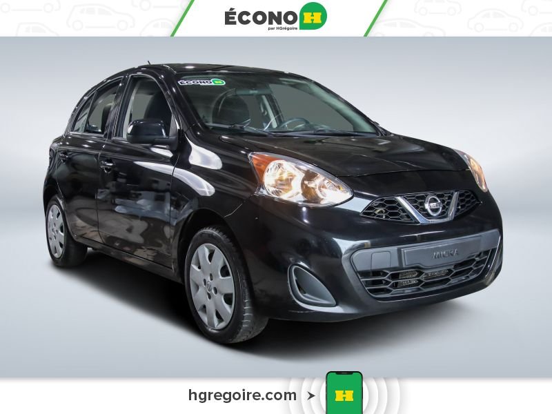 Nissan MICRA 821043 | S AUTO GR ÉLEC A/C BLUETOOTH 2018 Noir Laval - photo #0