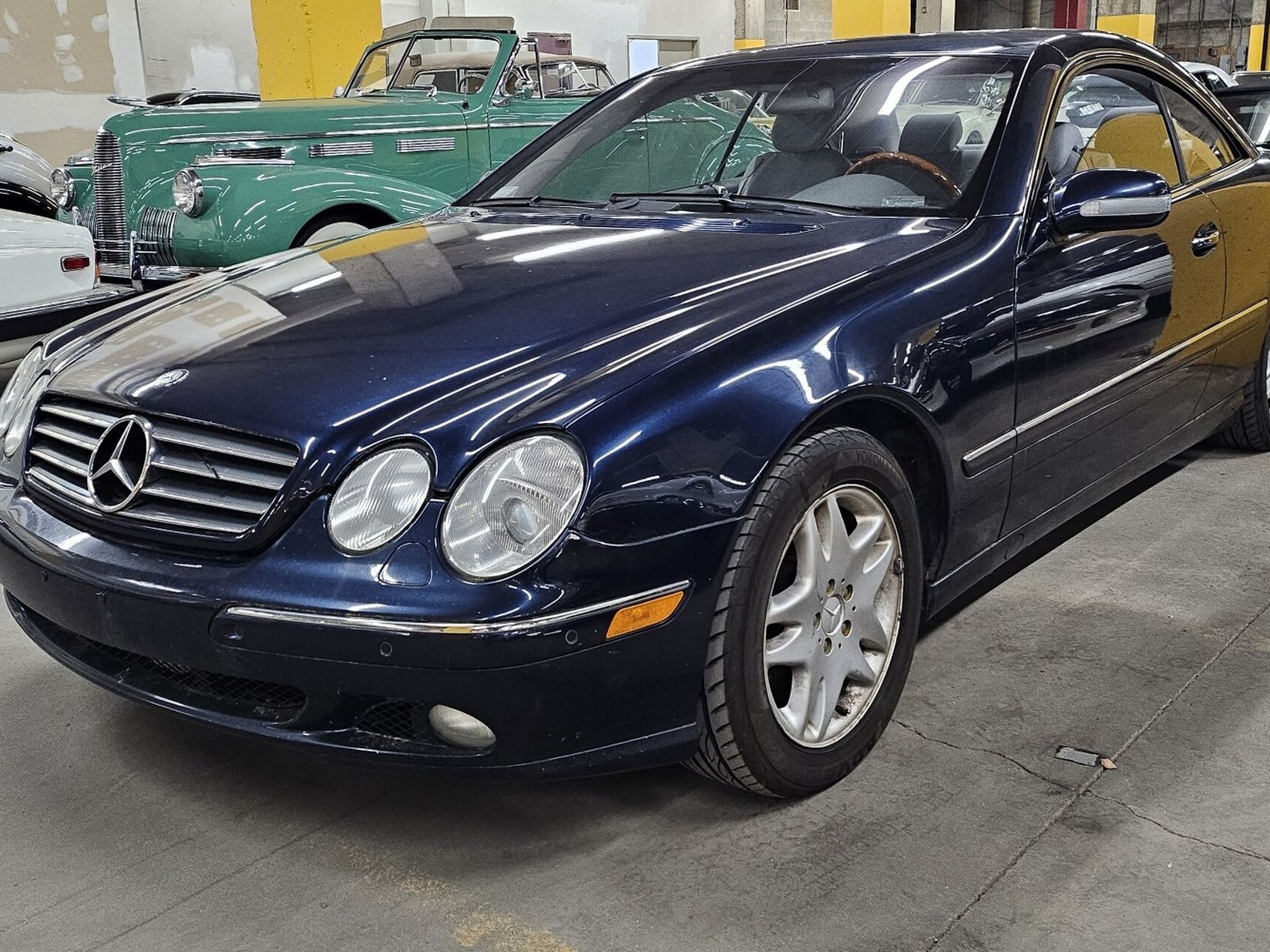 2000 Mercedes-Benz CL-Class Blue Montreal - photo #0