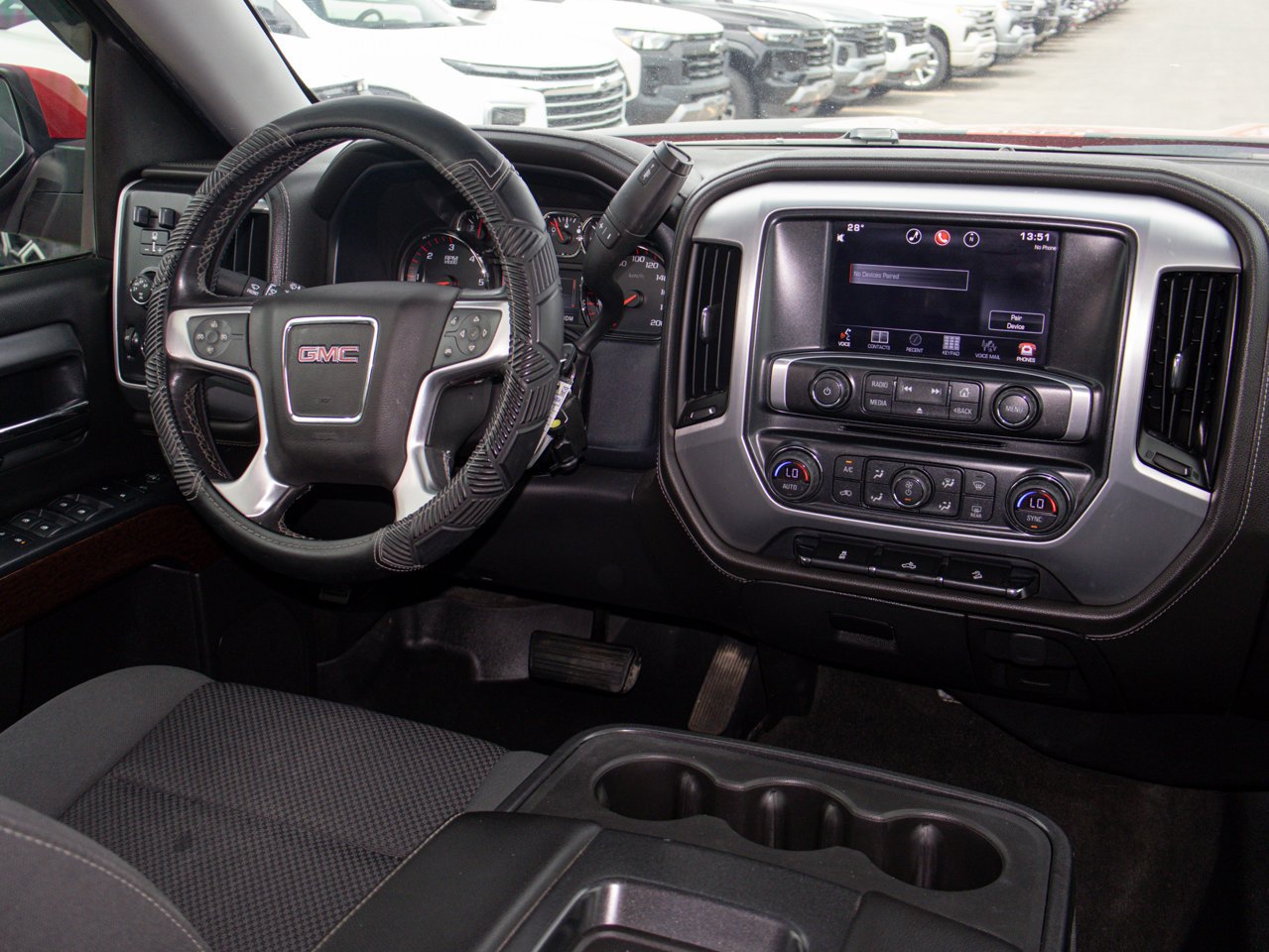 2015 GMC Sierra 1500 4WD Double Cab 143.5 SLE Red Sherwood Park - photo #29