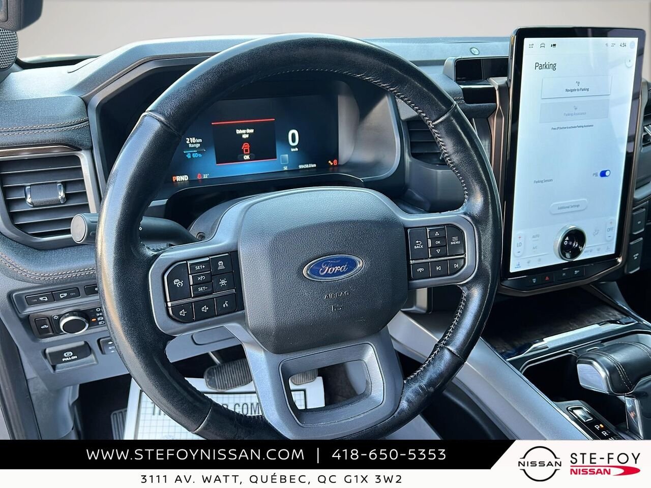 Ford F-150 Lightning LARIAT STANDARD RANGE 2023 Gris Ste-Foy - photo #11