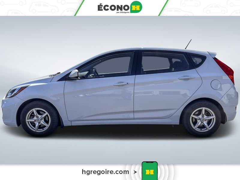 2013 Hyundai Accent White Laval - photo #4