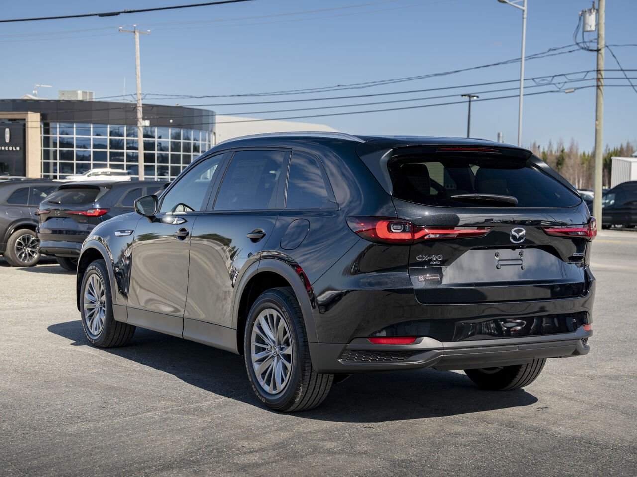MAZDA CX-90 hybride léger 2632 | GS TI 2026 Noir de jais mica Val-d'Or - photo #5