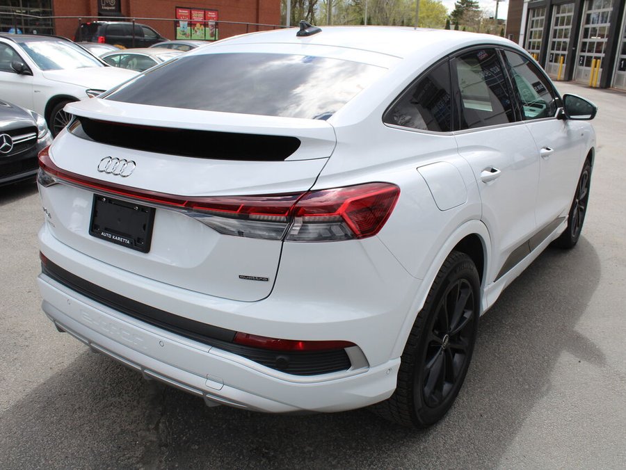 Audi Q4 e-tron Sportback 2023 2023 Blanc