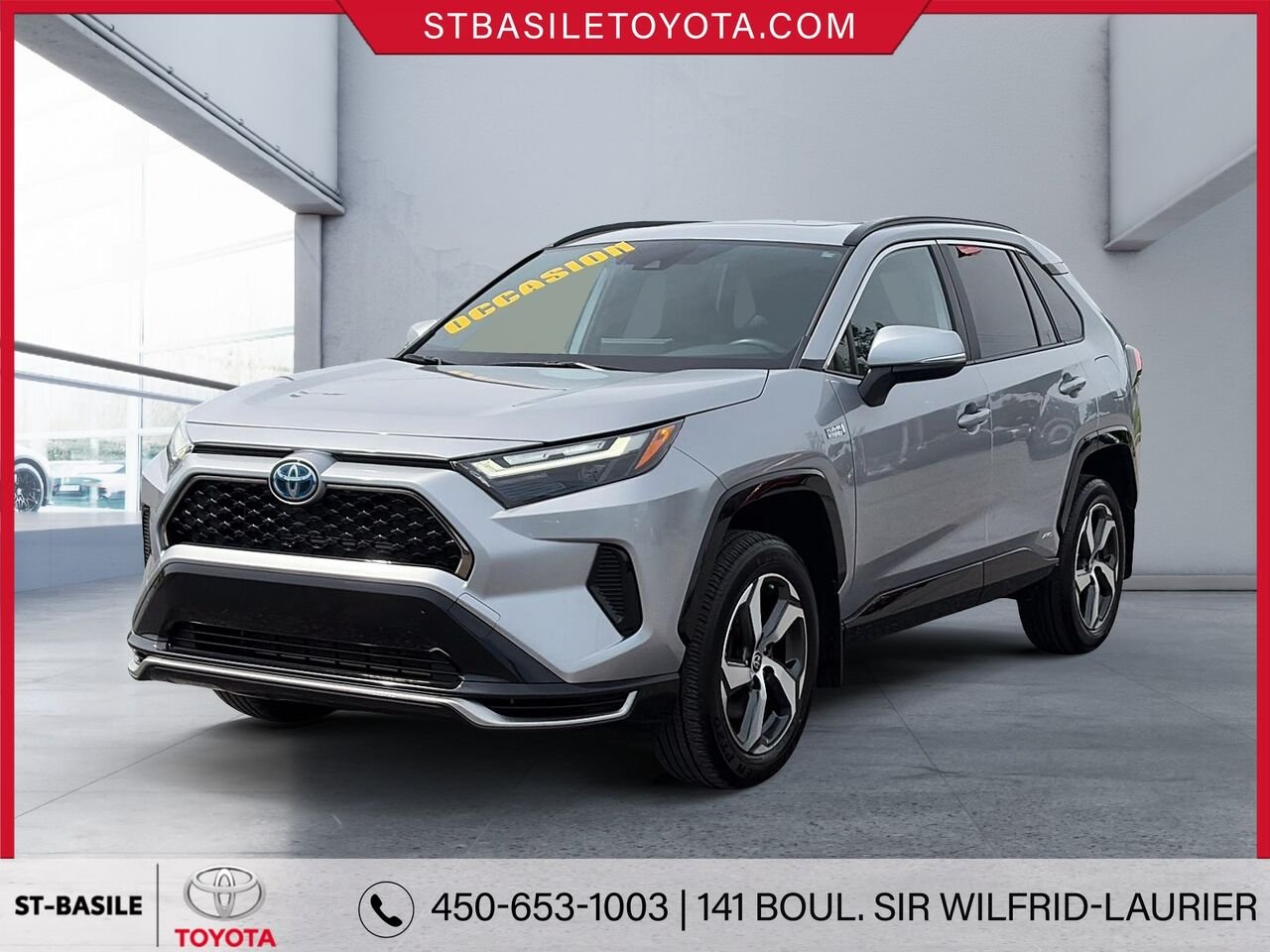 TOYOTA RAV4 PRIME 2024 Ciel argent métallisé Saint-Basile-le-Grand - photo #0