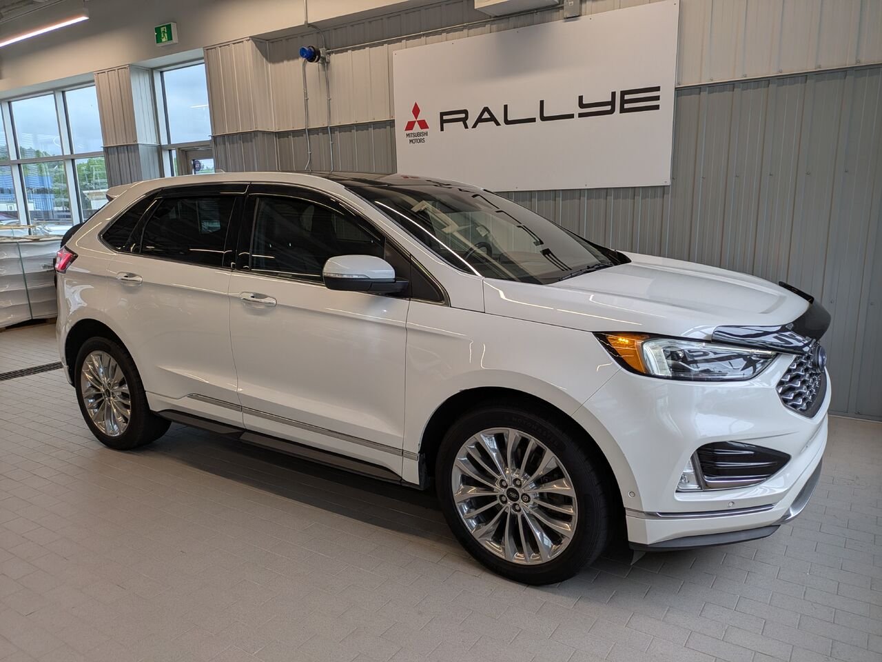 2020 Ford Edge White Gatineau - photo #0