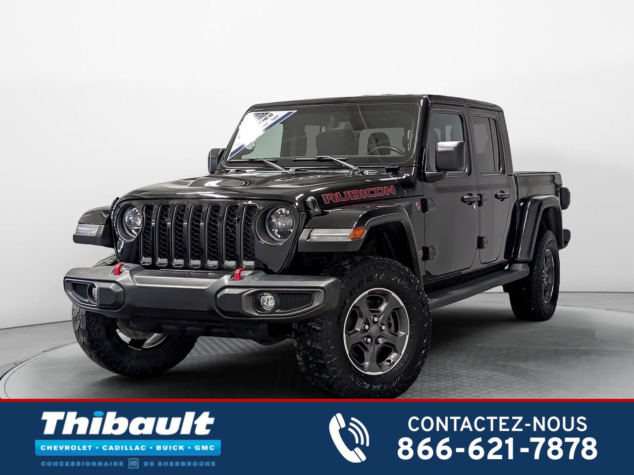 2023 Jeep GLADIATOR Rubicon Ensemble temps froid Bas Kilométrage Black Sherbrooke - photo #0