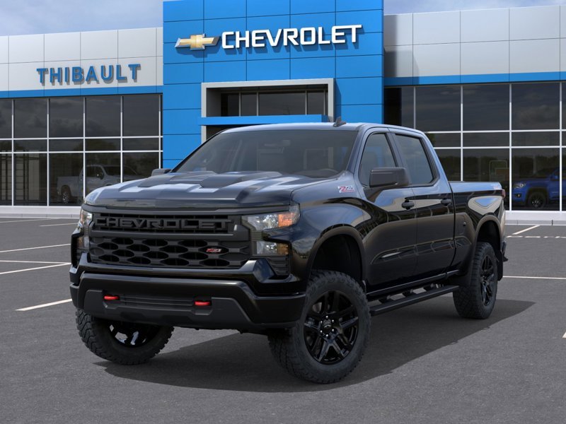 CHEVROLET SILVERADO 1500 Custom Trail Boss cabine multiplace 4RM 157 po 2026 Noir Sherbrooke - photo #5