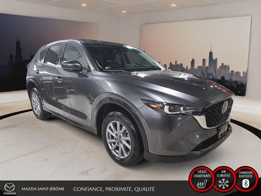 Mazda CX-5 GS | CUIR | AWD | MAGS | 2025 Gris