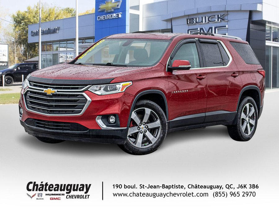 Chevrolet Traverse LT édition Grande expédition 4 portes TI avec 3LT 2018 Rouge