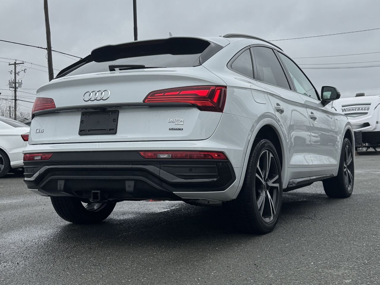 Audi Q5 Sportback Black Optic 2022 Blanc Granby - photo #6