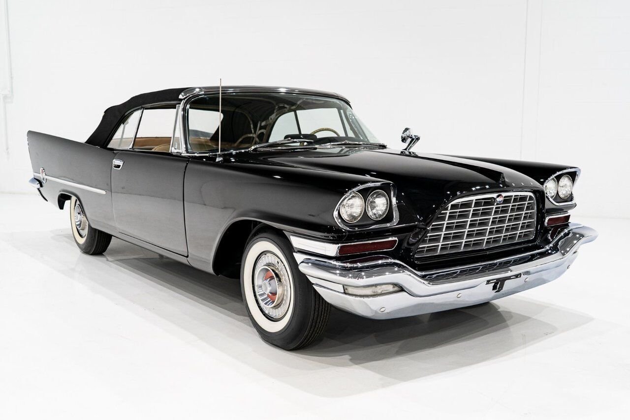 1957 Chrysler 300C 1 of 474 convertibles produced **PRICE IN USD** Black Montreal - photo #49