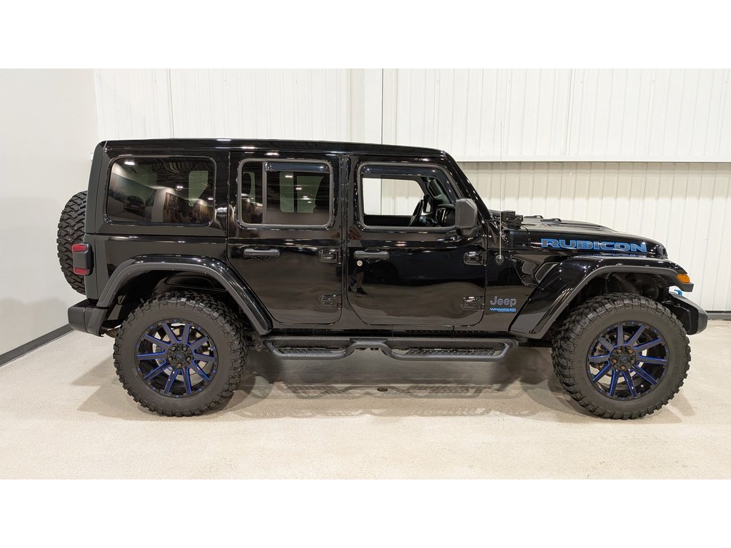 Jeep Wrangler 4xe Unlimited Rubicon 4x4 2022 Noir Val-David - photo #7