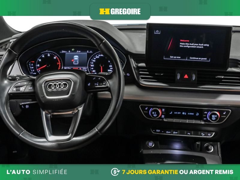 Audi Q5 727999 | Komfort AWD AUTO AC CUIR GR ELECT MAGS CAMERA RECU 2023 Blanc Laval - photo #17