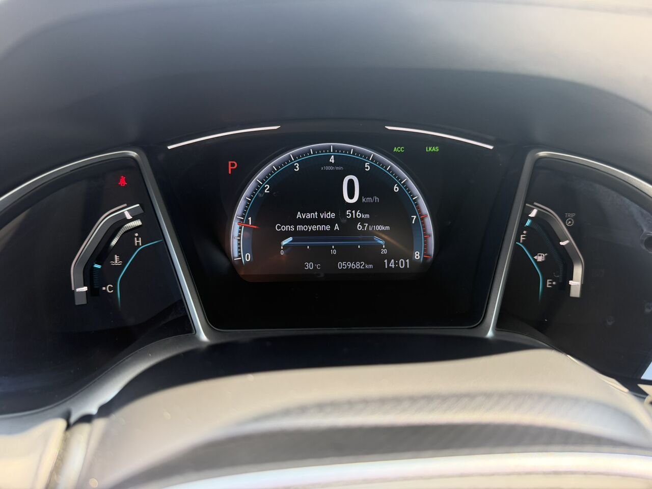 2019 Honda Civic Berline EX AUTOMAITQUE Black Laval - photo #25